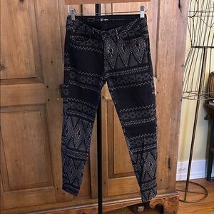 Levi’s Southwest Patterned Black Jeans